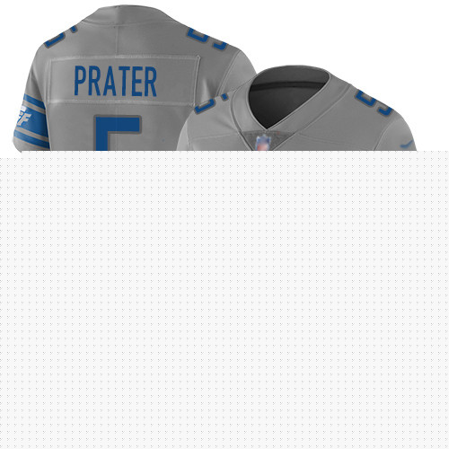 Detroit Lions Limited Gray Women Matt Prater Jersey NFL Football #5 Inverted Legend->youth nfl jersey->Youth Jersey